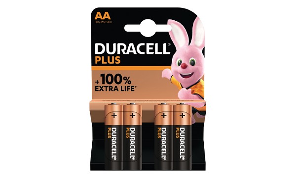 Duracell Plus AA 4 Pack