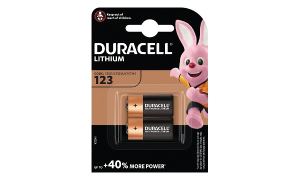 123A 3V Lithium Battery - 2 pack