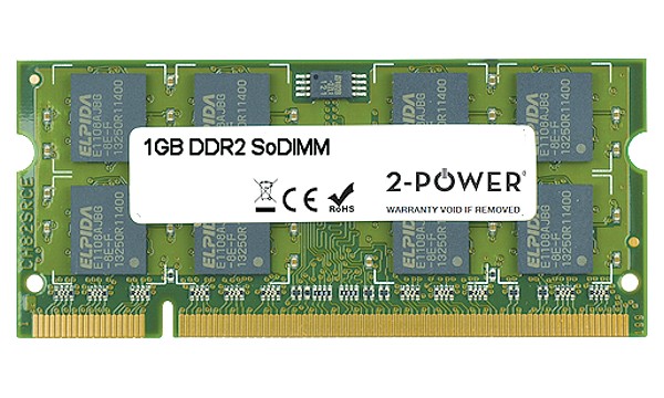 Aspire 5552-P344G32Mnkk 1GB DDR2 533MHz SoDIMM