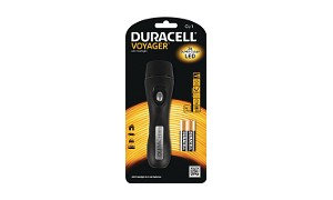 Duracell Voyager Rubber Torch & 2 AA