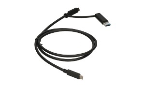 USB-C to USB-C/A Cable 5A