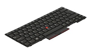 01YP428 COMO FL Non B/L Keyboard Black (UK)