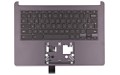 6B.HPVN7.002 Black Upper Cover w/ Keyboard (UK)