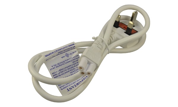 AC Power Cable 1M White (UK)