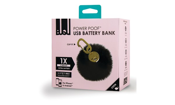 Black Power Poof Power Bank