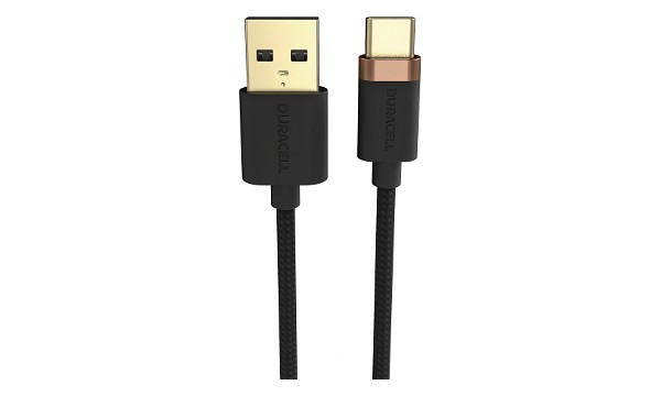 Duracell USB-A-USB-C 2.0 Charge Cable 2m