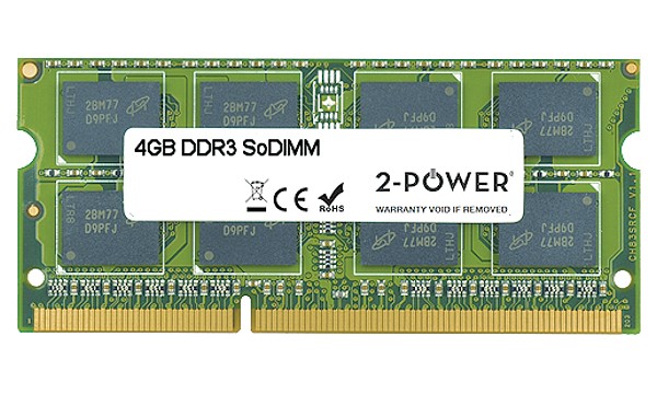 Qosmio X500-11U 4GB DDR3 1066MHz SoDIMM