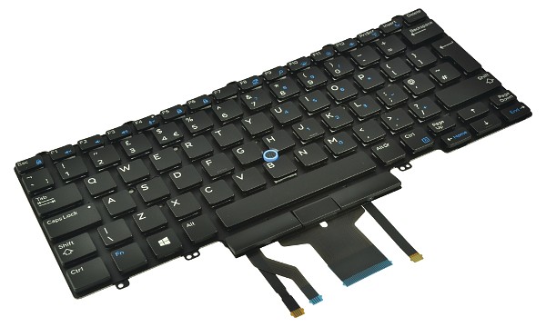 Latitude 14 7480 Backlit Keyboard w/DualPoint (UK)