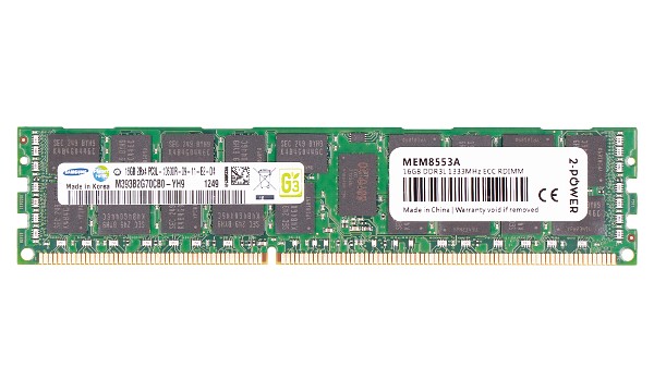 ProLiant DL380p Gen8 Entry 16GB DDR3 1333MHz RDIMM LV