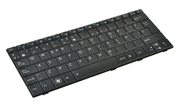 EEE PC 1005PXD Keyboard - Spanish (Black)
