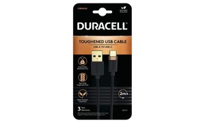 Duracell 2m USB-A to USB-C Cable