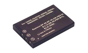 Batteria per Toshiba Camileo P100 HD, 3.7V, 1200mAh, Li-ion